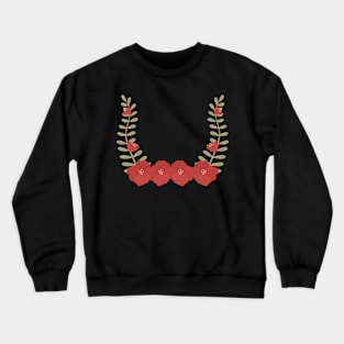 Flower Wreath Crewneck Sweatshirt